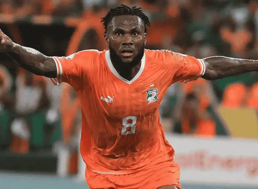 象牙海岸中場弗蘭克·凱西(Franck Yannick Kessié)球員照片